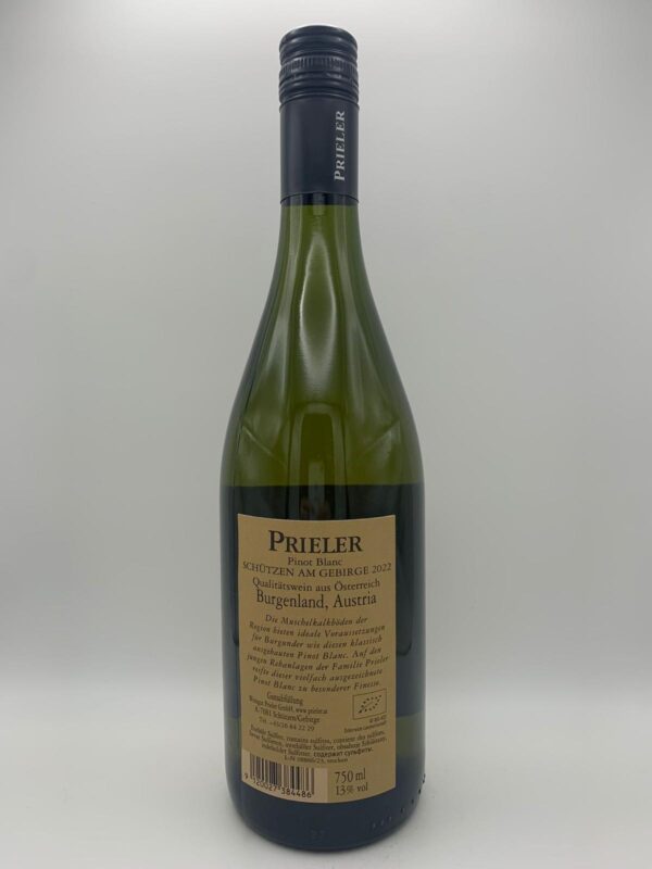 Prieler - Pinot Blanc Schützen am Gebirge Ried Seeberg - 2022 – Bild 3