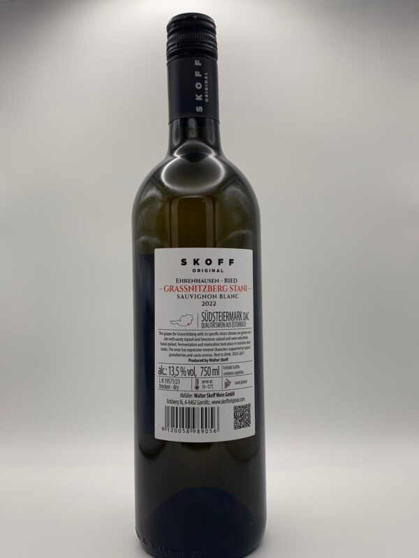 Skoff Original - Ried Grassnitzberg Stani Sauvignon Blanc Südsteiermark DAC - 2022 – Bild 3