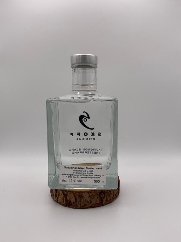 Skoff Original - Sauvignon Blanc Tresterbrand - 0,5l – Bild 2