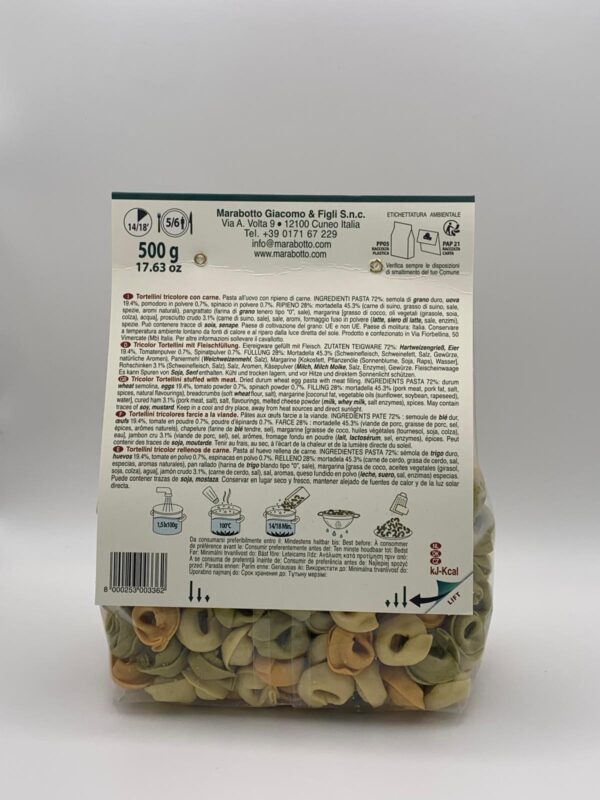 Tortellini mit Fleischfüllung - 500g – Bild 2