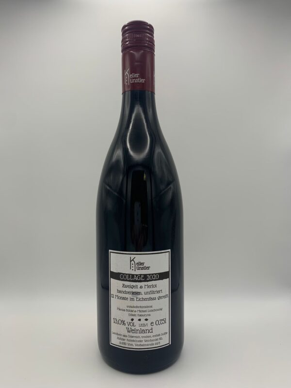 Kellerkünstler - Collage Zweigelt & Merlot - 2020 – Bild 3