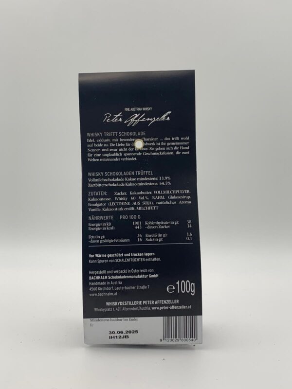 Whiskyschokolade-Trüffel - Peter Affenzeller - 100g – Bild 3