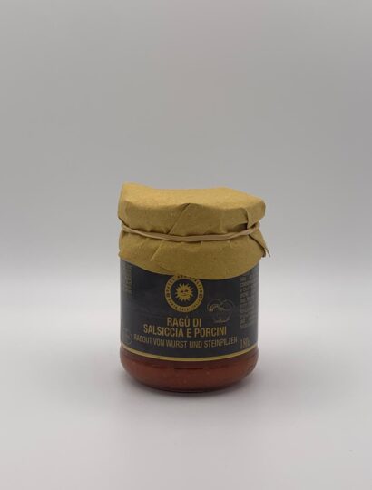 Ragout mit Wurst und Steinpilzen - 180g