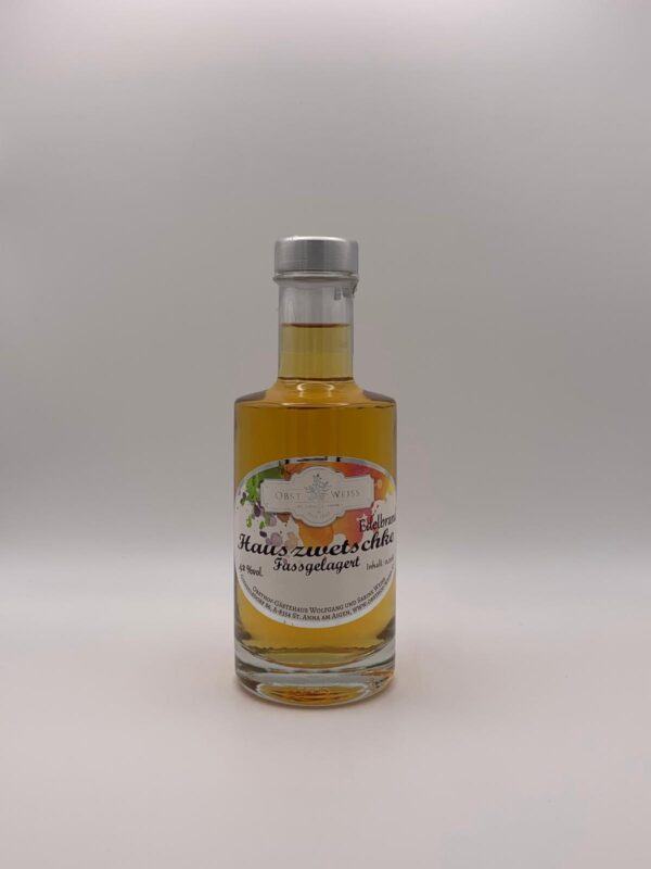Obsthof Weiß - Edelbrand Hauszwetschke - 0,20l