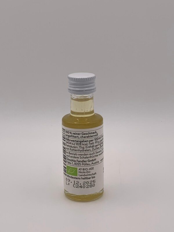 Bio-Macadamianussöl - Ölmühle Fandler - 20ml – Bild 3