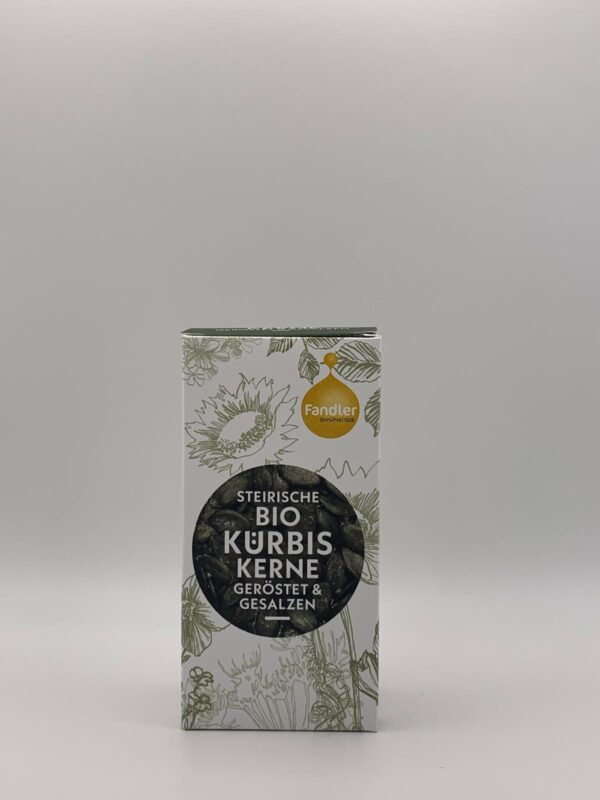 Steirische Bio-Kürbiskerne geröstet & gesalzen - Ölmühle Fandler - 140g