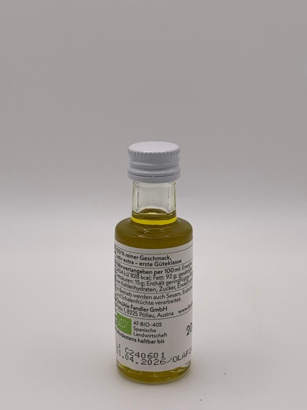 Bio-Olivenöl - Ölmühle Fandler - 20ml – Bild 3