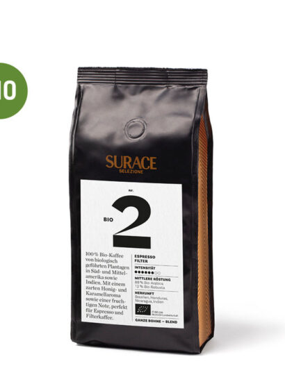 Surace - Selezione Caffé Nr. 2 Bio ganze Bohnen - 500g