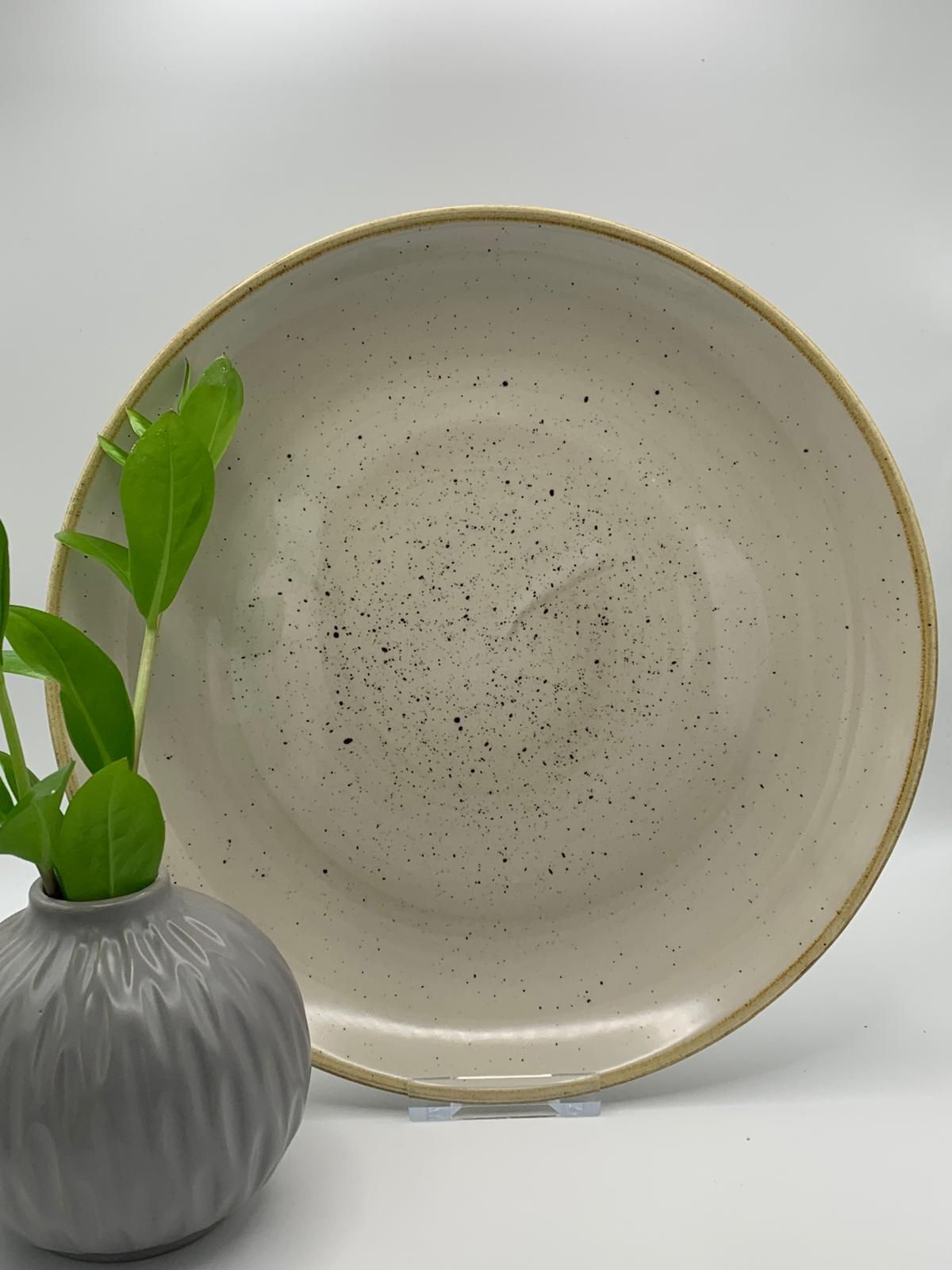 Churchill - Stonecast Nutmeg Cream Coupe-Teller - 26cm – Bild 2
