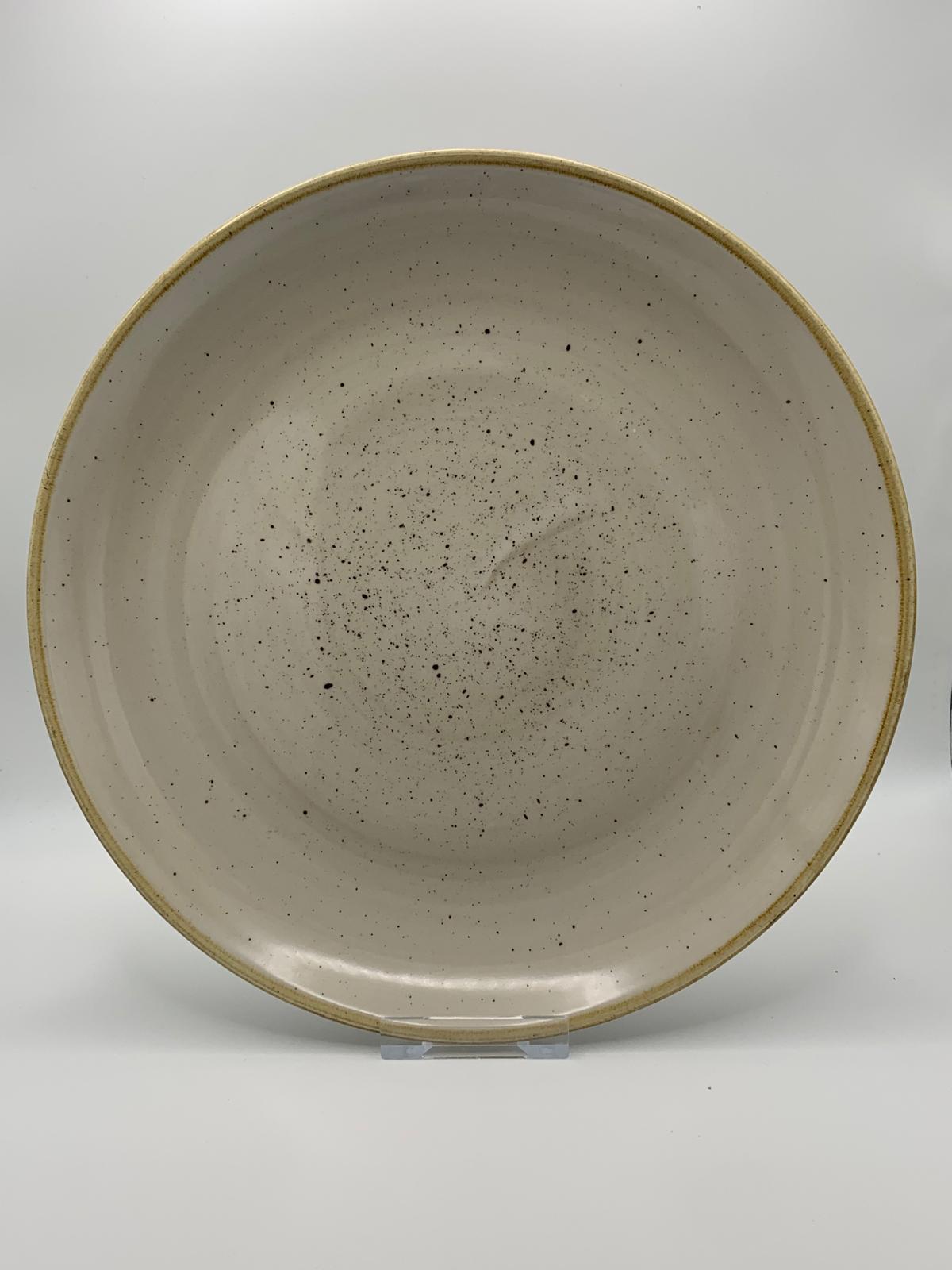Churchill - Stonecast Nutmeg Cream Coupe-Teller - 26cm
