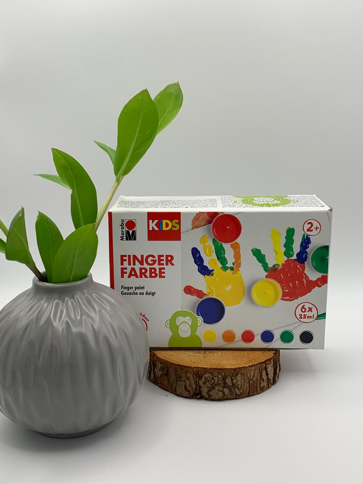 Fingerfarbe Kids Marabu 6er-Set - 35ml – Bild 2