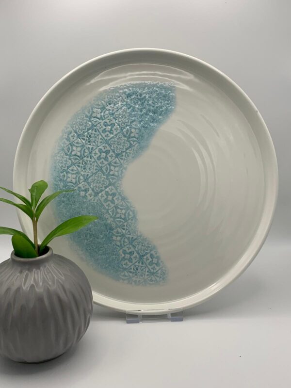 Churchill - Vintage Prints Med Tiles Aquamarine Chef´s Walled Teller - 26cm – Bild 2