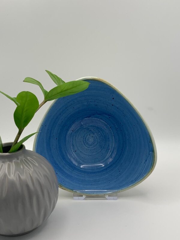 Churchill - Stonecast Cornflower Blue Dreieckige Schale - 15,3cm – Bild 2