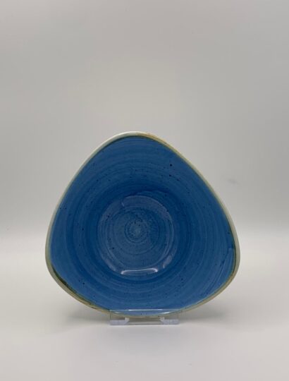 Churchill - Stonecast Cornflower Blue Dreieckige Schale - 15,3cm