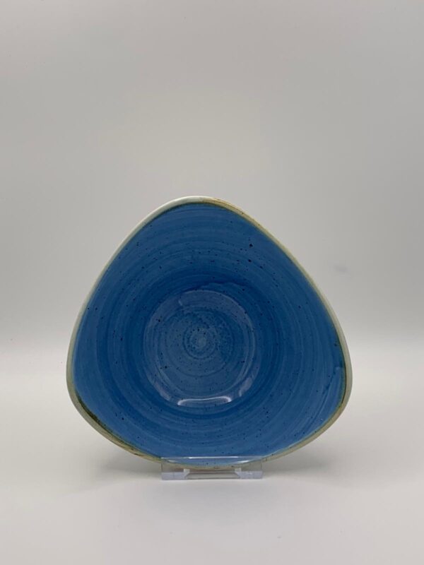 Churchill - Stonecast Cornflower Blue Dreieckige Schale - 15,3cm
