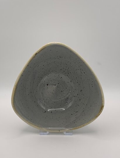 Churchill - Stonecast Peppercorn Grey Dreieckige Schale - 15,3cm