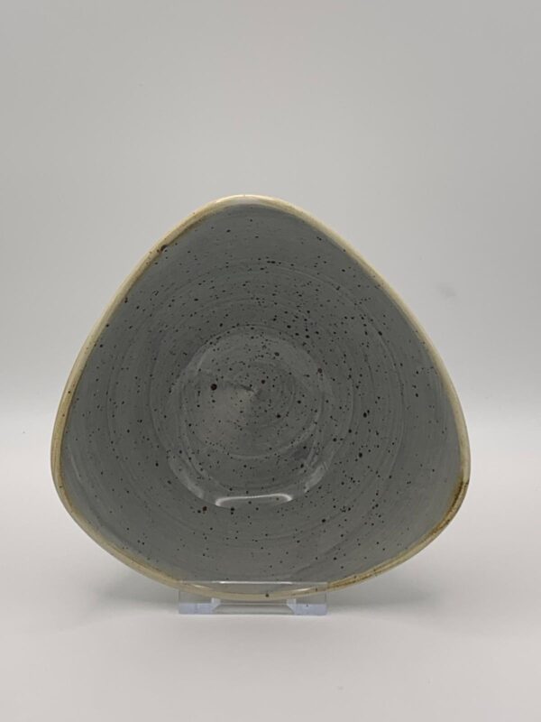 Churchill - Stonecast Peppercorn Grey Dreieckige Schale - 15,3cm