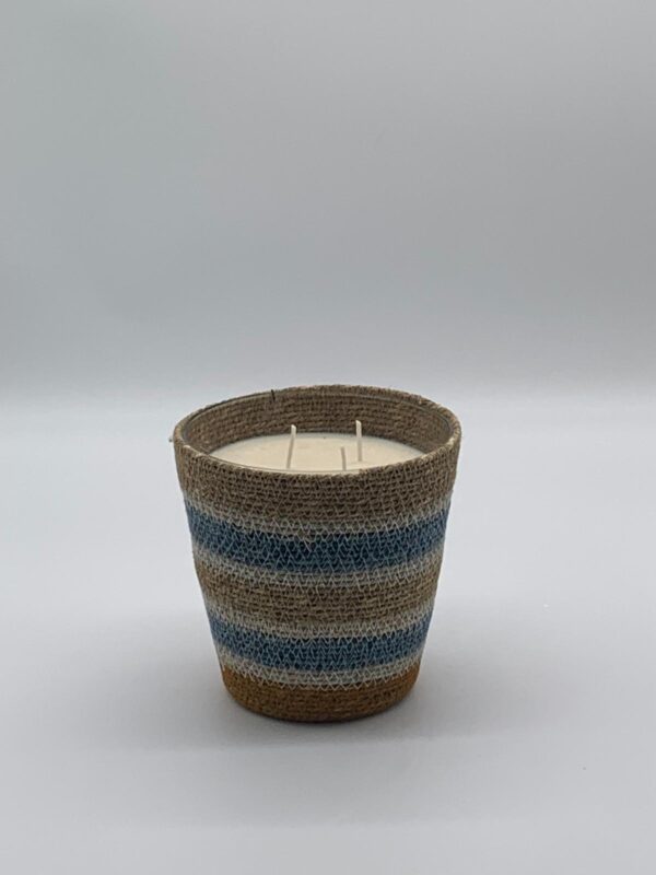 Wax Design - Seegrasduftkerze Mittelmeer/Meeresbrise & Seetang - 15cm