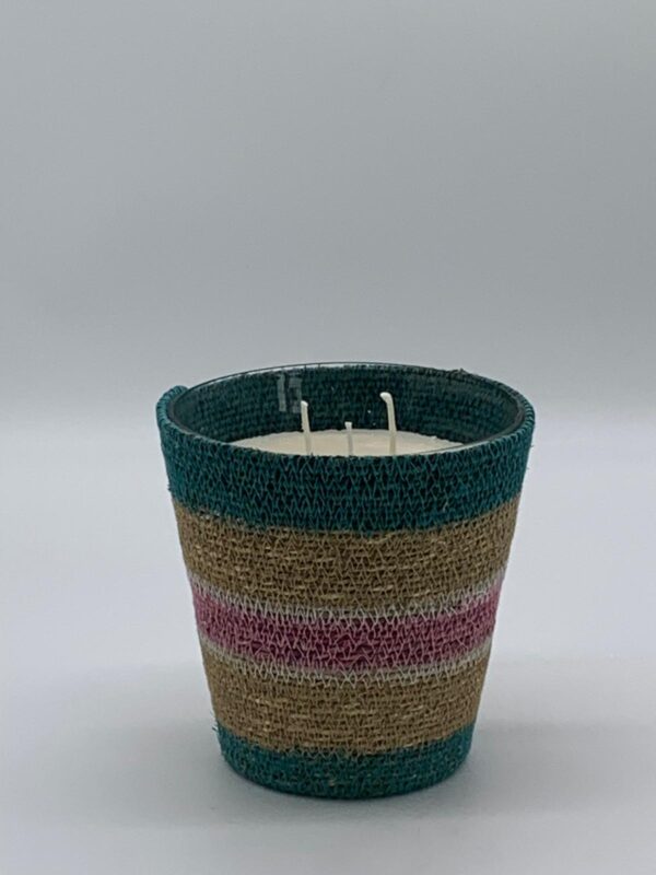 Wax Design - Seegrasduftkerze Geranium & Vanille - 15cm
