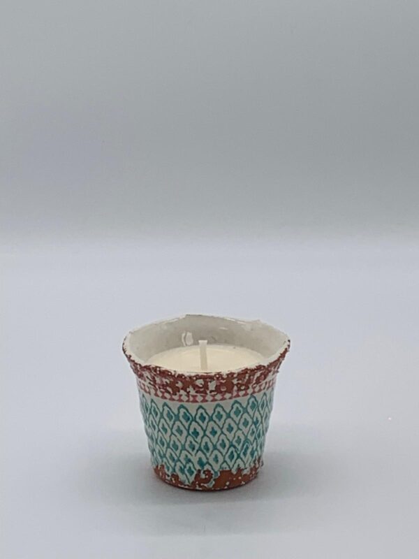 Wax Design - Keramikduftkerze Jade Zitronengras - 11x9,5cm