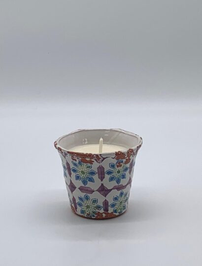 Wax Design - Keramikduftkerze Ciutadella Zitronengras - 11x9,5cm