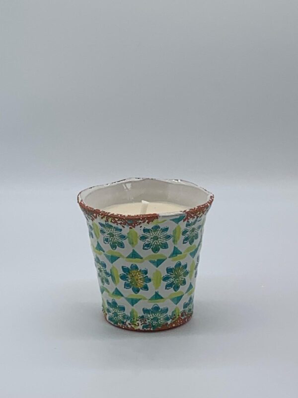 Wax Design - Keramikduftkerze Lime Zitronengras - 14x14cm