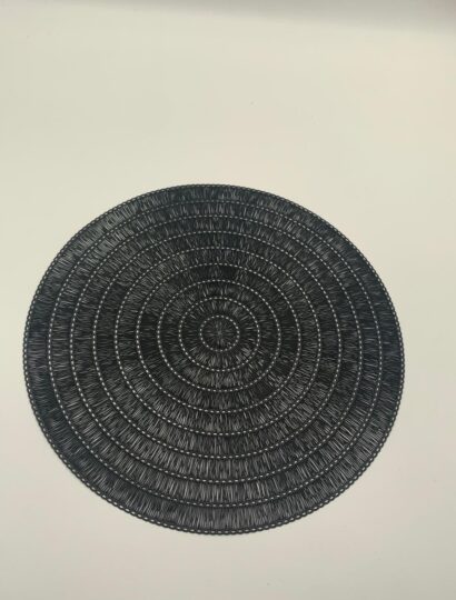Riverdale - 4er-Tischset schwarz - 38cm