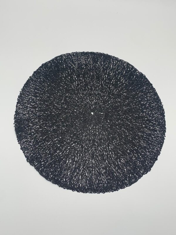 Riverdale - 4-er Tischset Wire schwarz - 38cm
