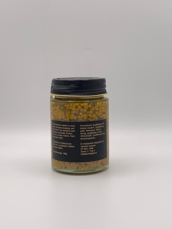 Senfgold süß-sauer - Joachim Gassner - 180g – Bild 3