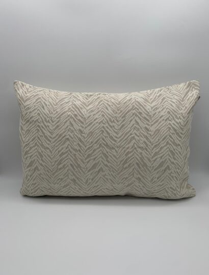 Rogon - Outdoorkissen Augusta Weiß & Beige - 40x60cm
