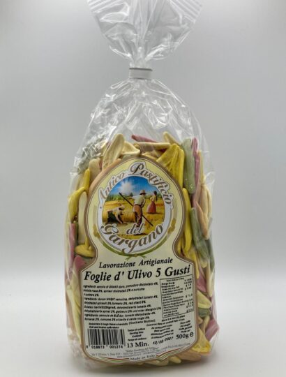 Nudeln in Olivenblattform geformt - 500g