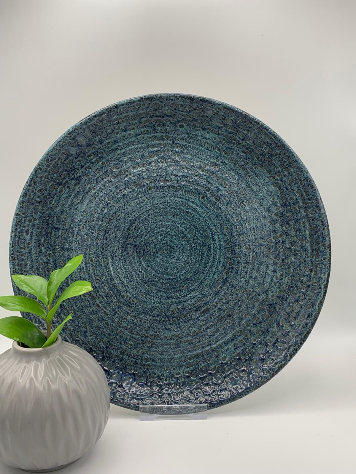 Churchill - Studio Prints Homespun Chroma Marine Coupe-Teller - 26cm – Bild 2