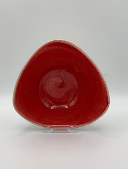 Churchill - Stonecast Berry Red Dreieckige Schale - 15,3cm