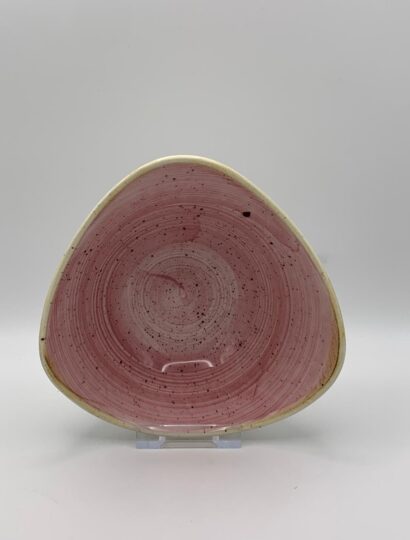 Churchill - Stonecast Petal Pink Dreieckige Schale - 15,3cm