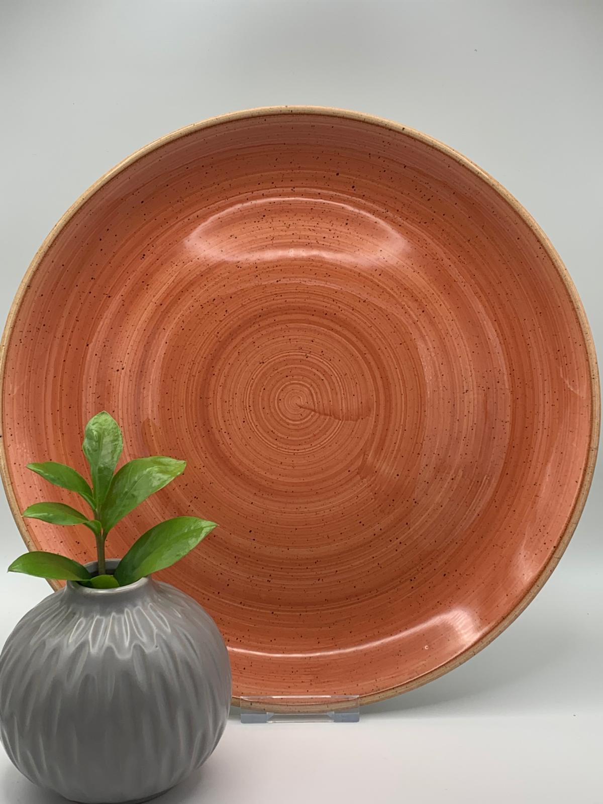 Churchill - Stonecast Spiced Orange Coupe-Teller - 28,8cm – Bild 2