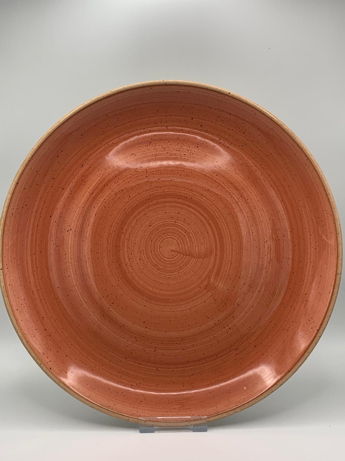 Churchill - Stonecast Spiced Orange Coupe-Teller - 28,8cm