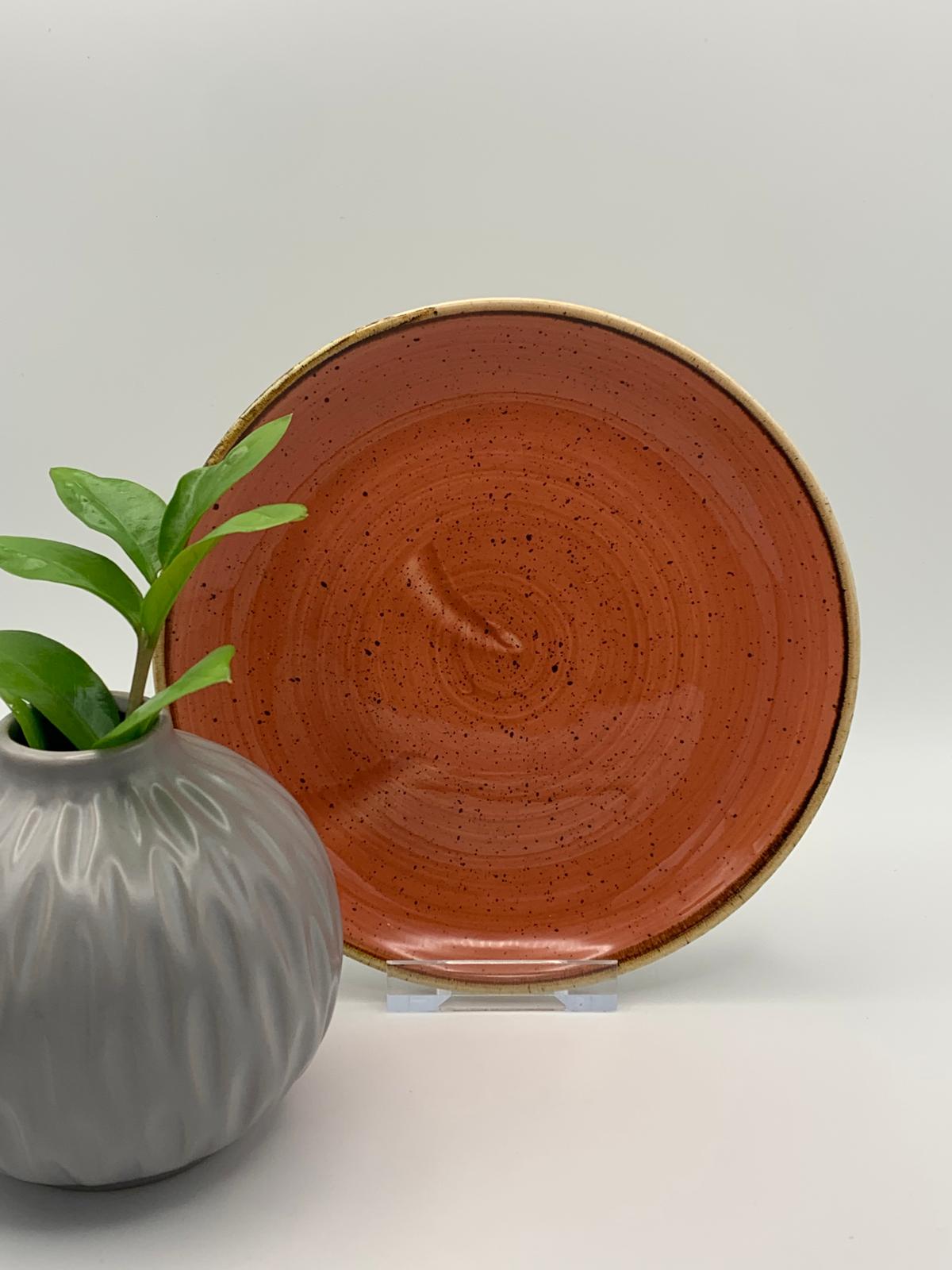 Churchill - Stonecast Spiced Orange Coupe-Teller - 16,5cm – Bild 2