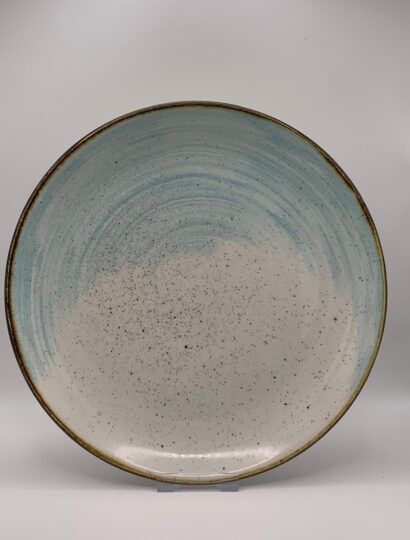 Churchill - Stonecast Accents Duck Egg Blue Coupe-Teller - 26cm