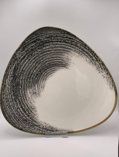 Churchill - Studio Prints Homespun Accents Quartz Black Dreieckiges Teller - 28,5cm