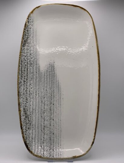 Churchill - Studio Prints Homespun Accents Jasper Grey Chef´s Walled Teller No.4 - 35,5x18,9cm