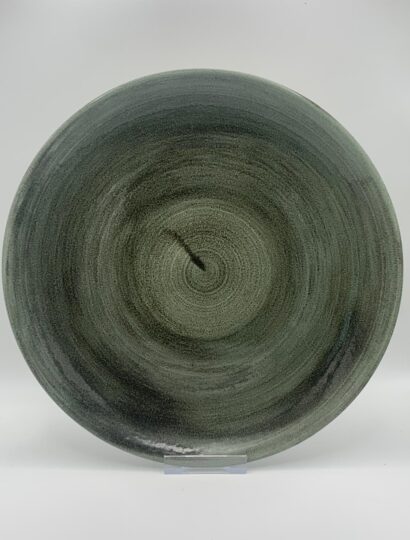 Churchill - Stonecast Patina Burnished Green Coupe-Teller - 26cm