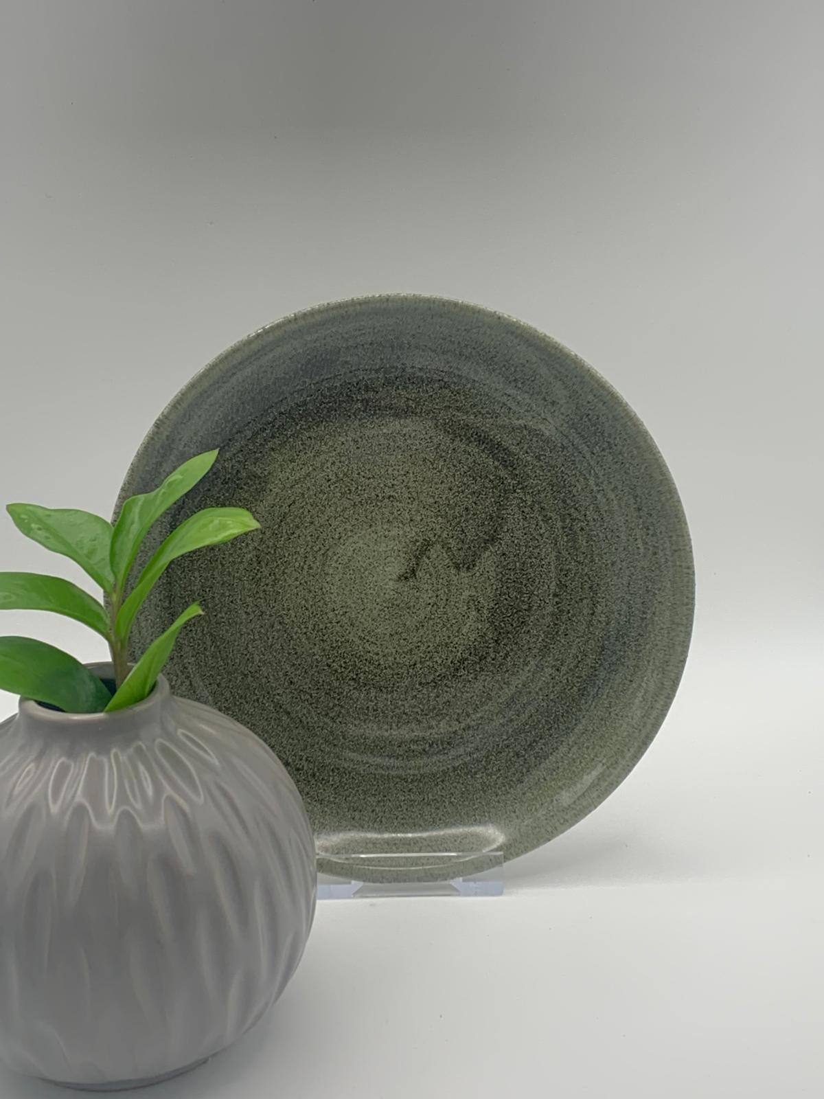 Churchill - Stonecast Patina Burnished Green Coupe-Teller - 16,5cm – Bild 2