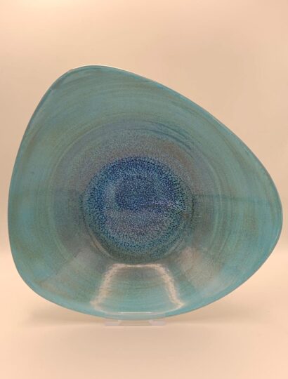 Churchill - Stonecast Aqueous Lagoon Dreieckige Schale - 23,5cm