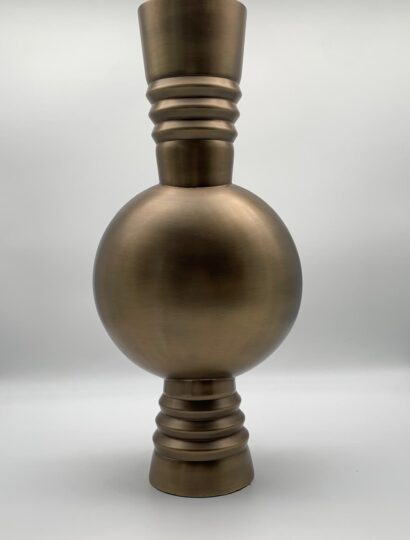 Vase mittel antik-bronze - 18x18x54,50cm