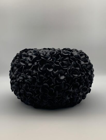 Vase klein schwarz - 38x38x23cm