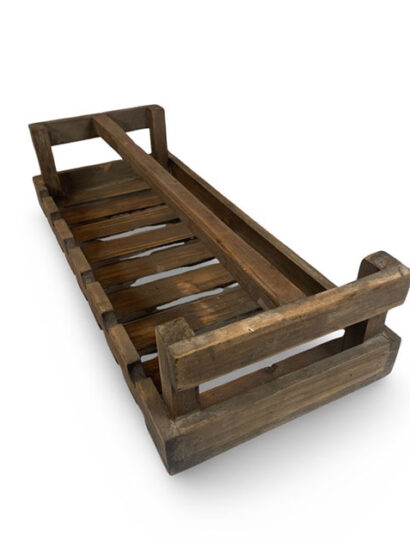 Weinregal aus Holz - 62,5x26,5x14cm 