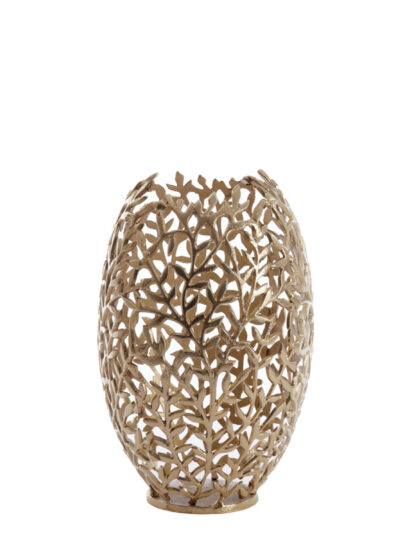 Windlicht Famaro gold - 25x25x39cm 