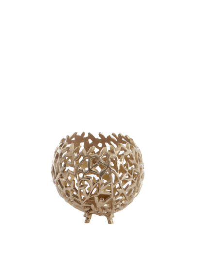 Teelicht Famari gold - 15x15x13cm 