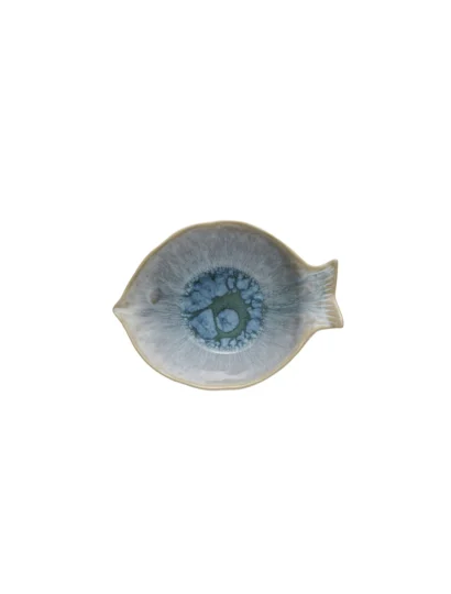 Marinelle Fischglas blau - 11,5x15,8x6cm 