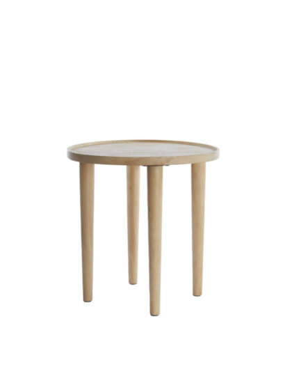 Beistelltisch QIANO Braun - Ø49x49 cm